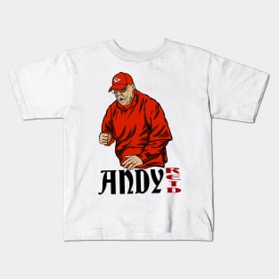 Andy Reid wpap pop art Kids T-Shirt